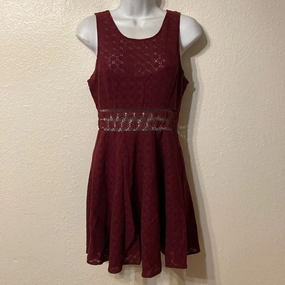 Free People Daisy Lace Fit and Flare Dress Size 2